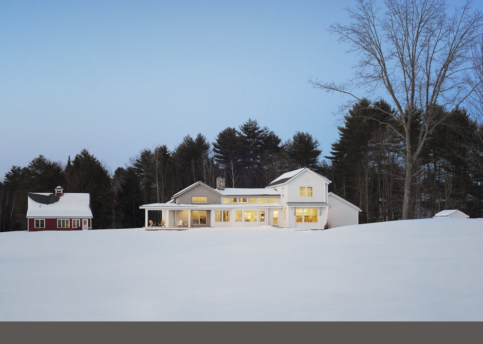 Modern Farmhouse Gorham Maine Delano Architecture