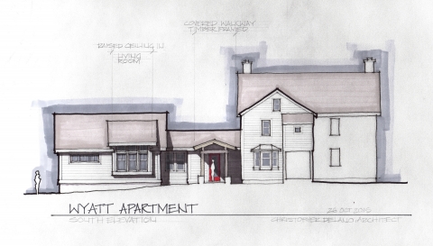 Falmouth Farmhouse Rendering