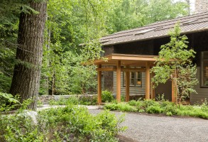 Cedar Entry, New England Architecture, Renovation, Natural living, Maine Architect