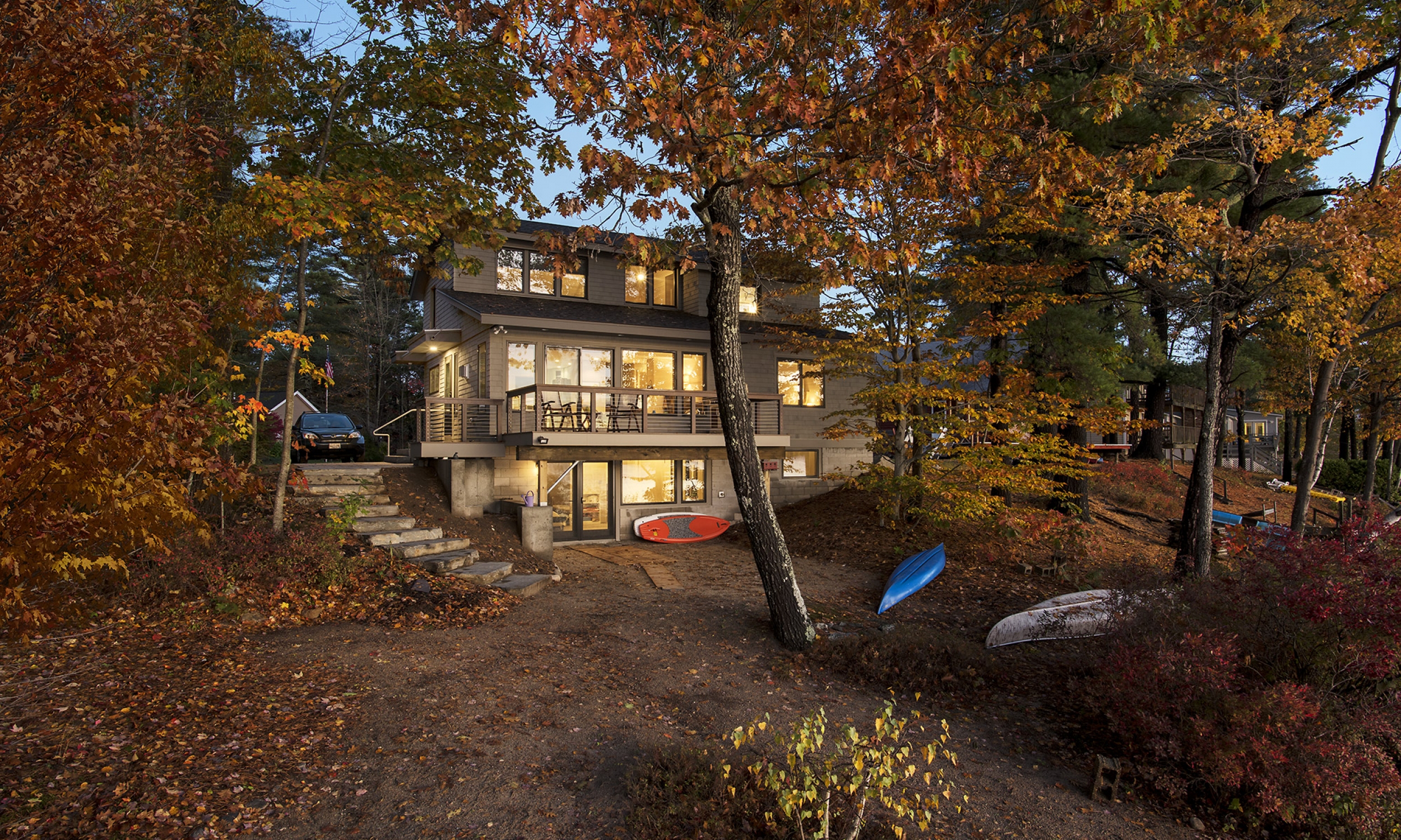 LITTLE SEBAGO COTTAGE Gray Maine Delano Architecture