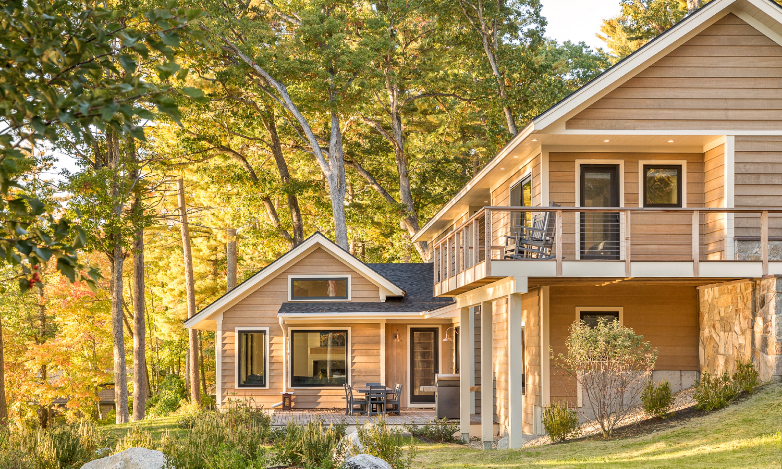 Sebago Lake Mystic Lodge B Delano Architecture