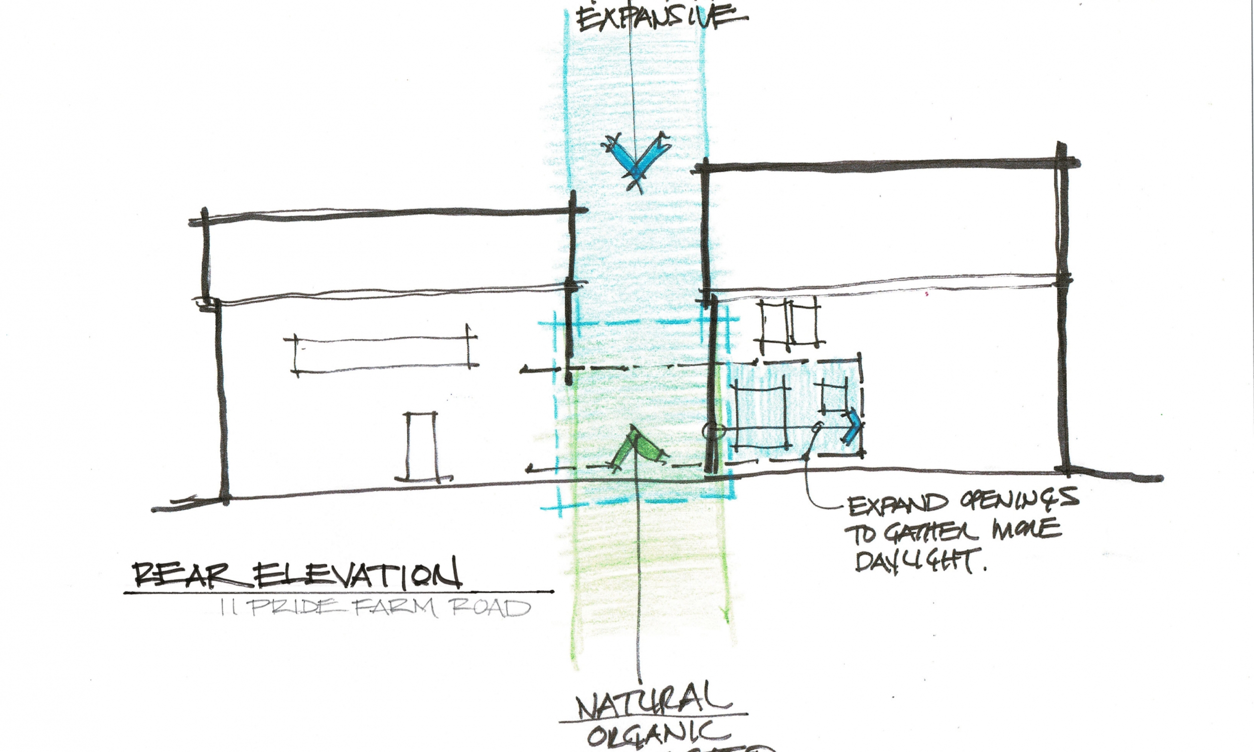 Design concept sketch Architect sketch, design concept