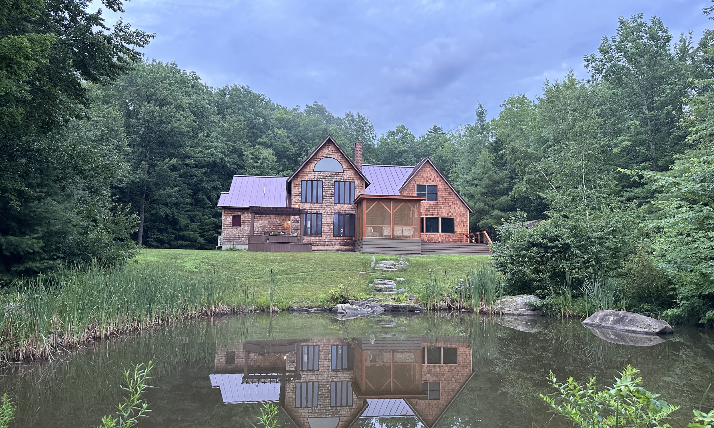 Renovation, maine home, maine architect, screened porch