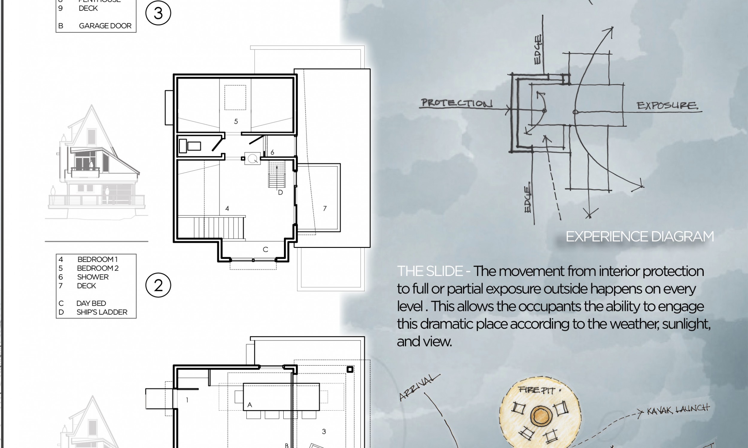 floor plans, design renderings, small cabin floor plan, Maine Architect