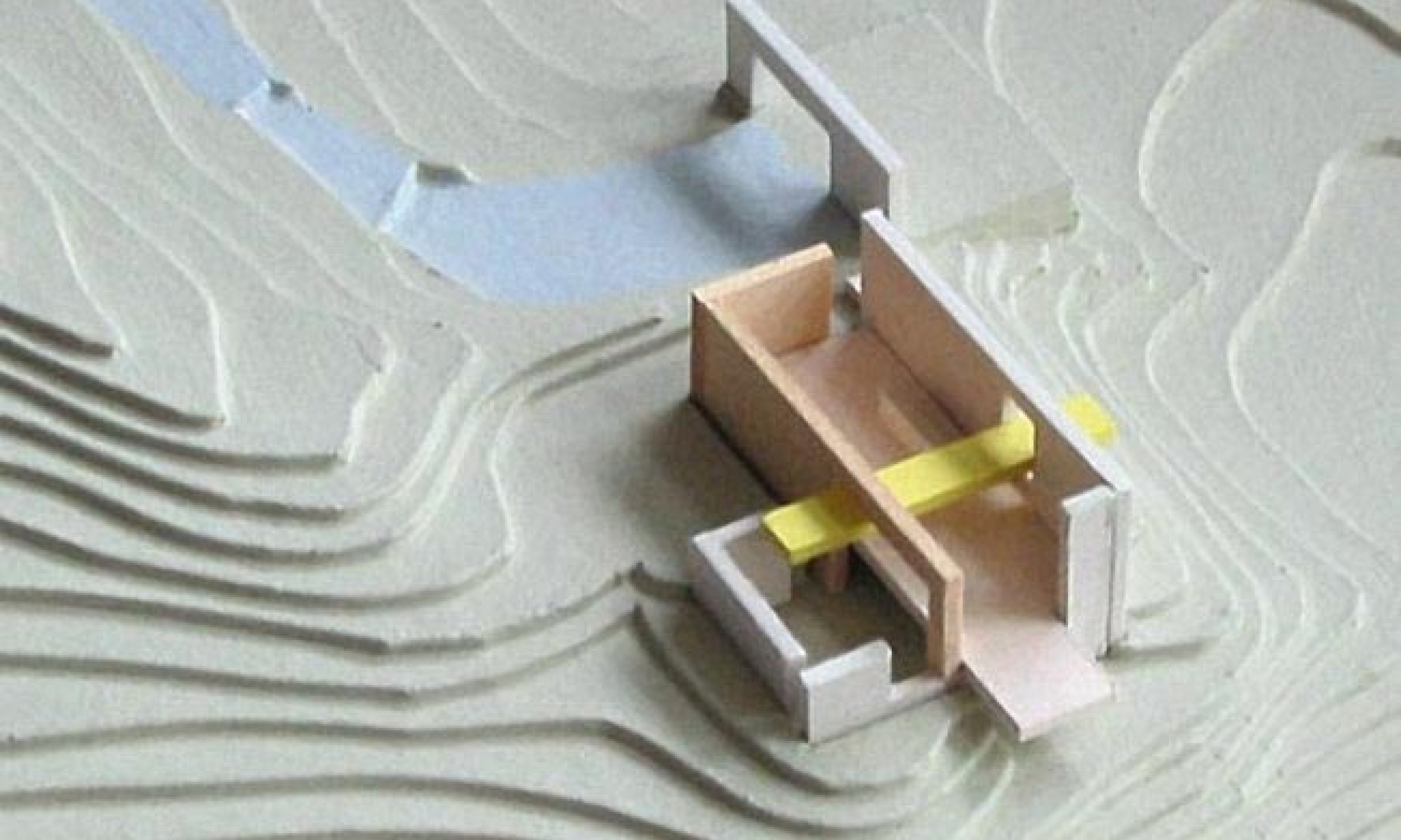 Concept Model Design model, bas relief model, waterfront design, Maine Architect