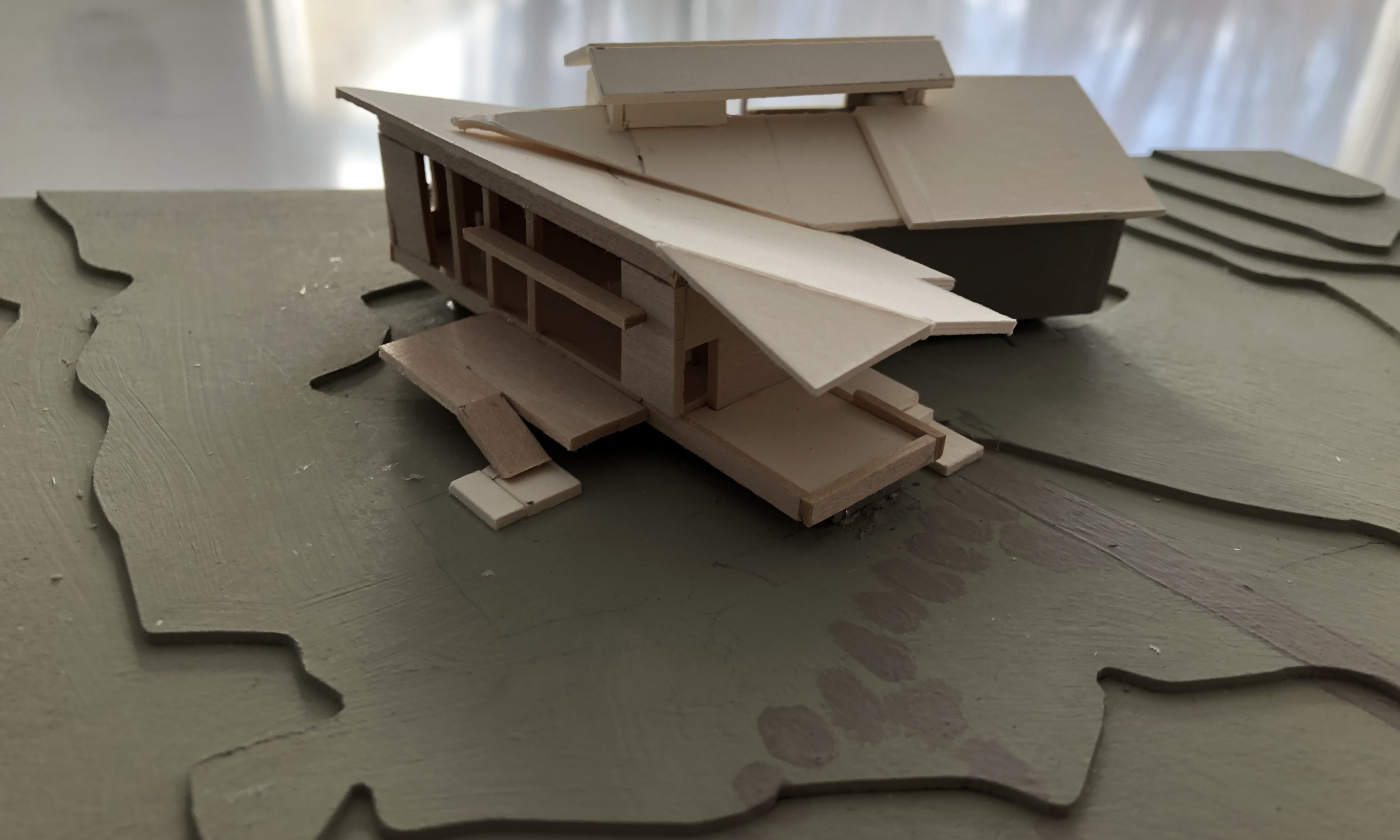 Maine Cottage, Design Model, Architecture Model
