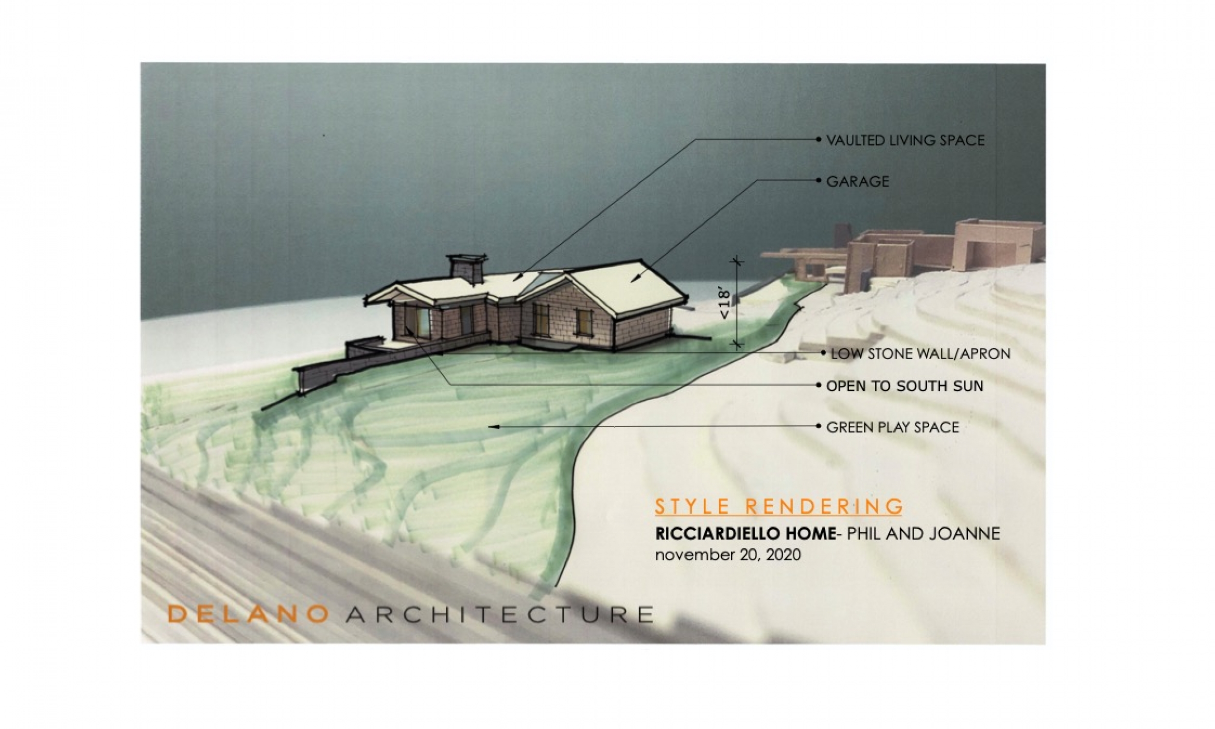 Preliminary Study model Architectural Model, Maine Architect, Design Process