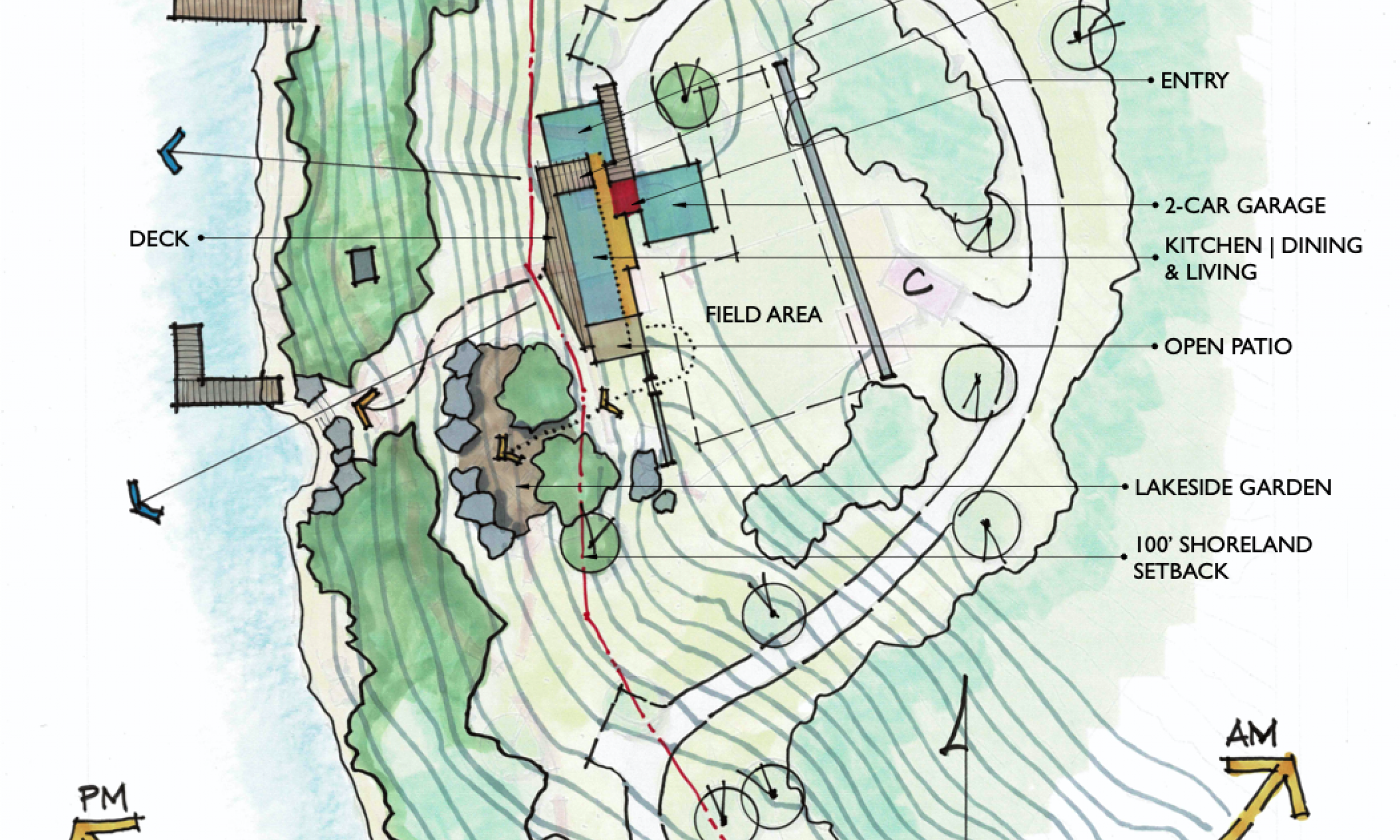 Design Site Plan Design Site Plan, hand drawing, maine architecture