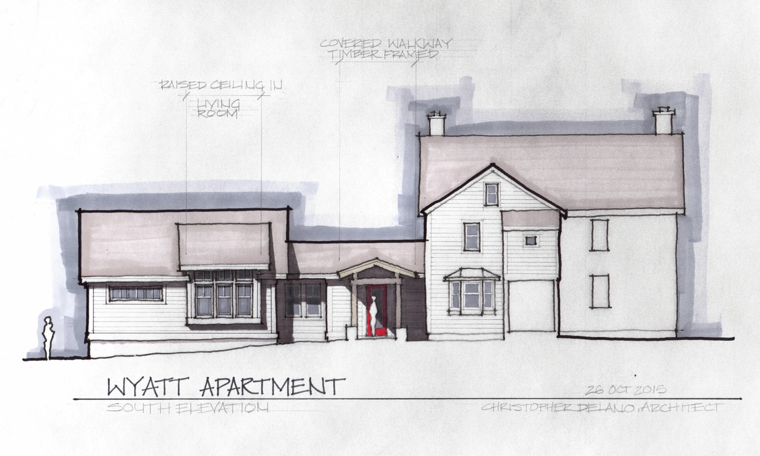 Design Rendering, Architect drawing, Maine Architect